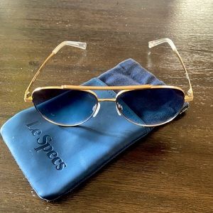 Unisex Le Specs Aviator Sunglasses